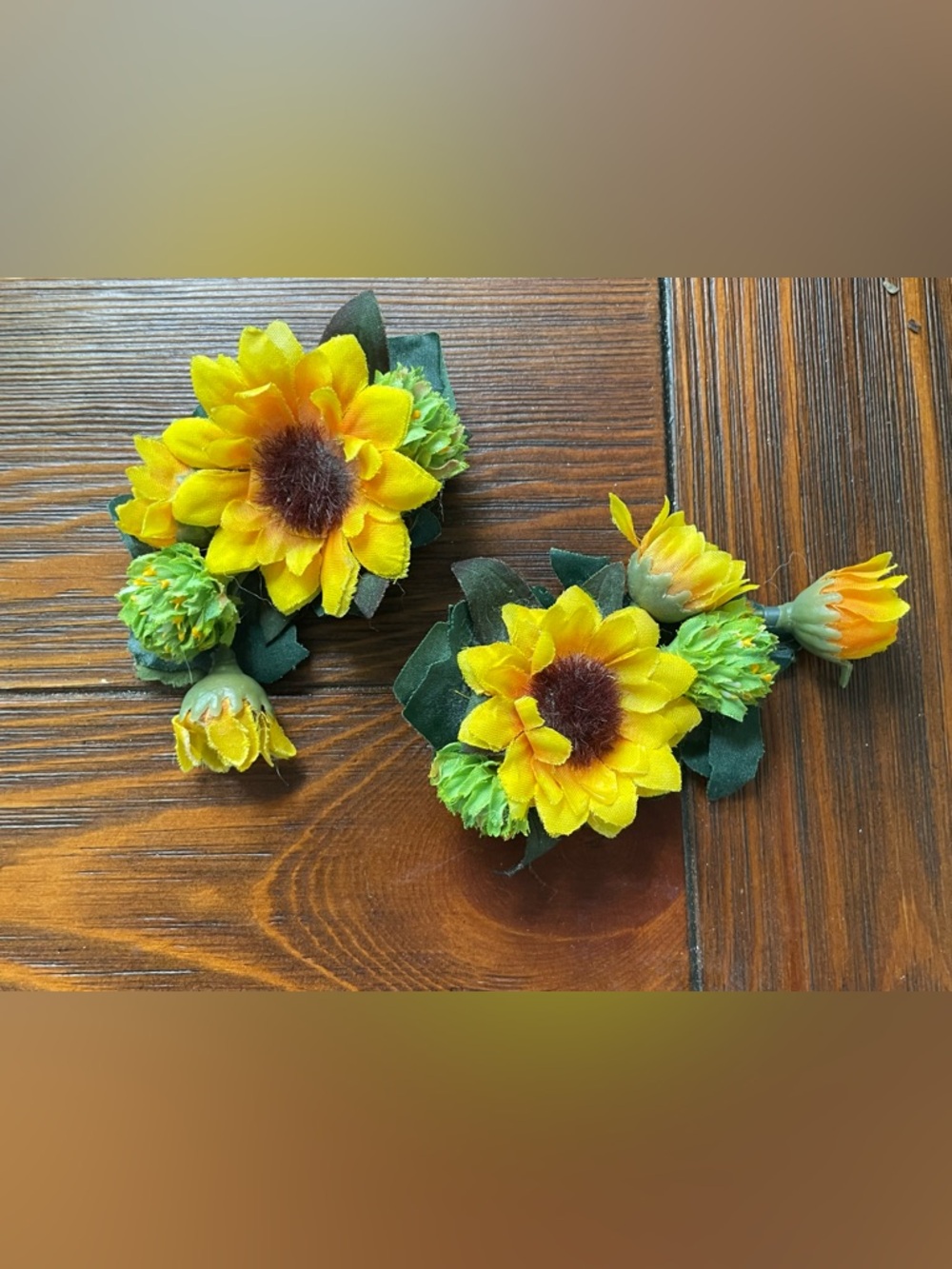 Sunflower Clips Barrettes